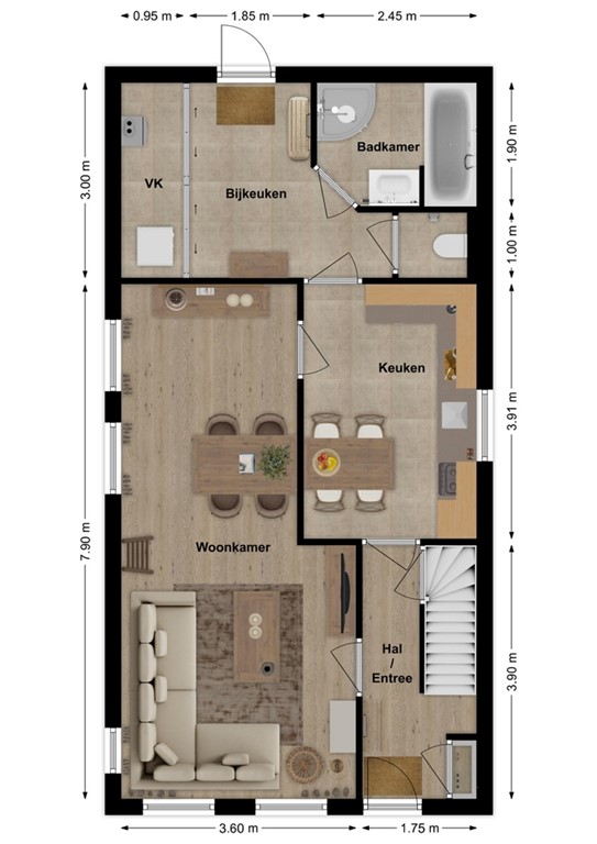 mediumsize floorplan